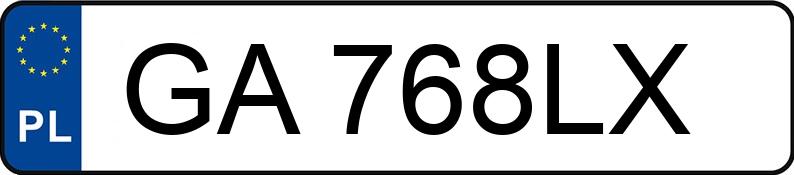Numer rejestracyjny GA 768LX posiada NISSAN MICRA - GA768LX Numer rejestracyjny GA 768LX posiada NISSAN MICRA - GA768LX