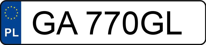 Numer rejestracyjny GA 770GL posiada LEXUS IS 200 - GA770GL