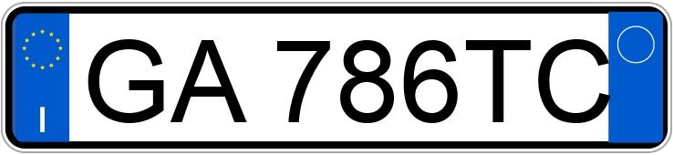 Numer rejestracyjny GA786TC posiada RENAULT CLIO