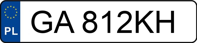 Numer rejestracyjny GA 812KH posiada MORGAN PLUS FOUR - GA812KH Numer rejestracyjny GA 812KH posiada MORGAN PLUS FOUR - GA812KH