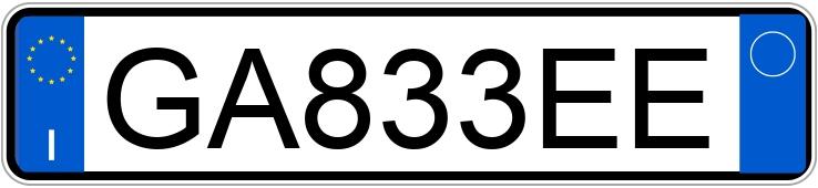 Numer rejestracyjny GA833EE posiada LAND ROVER RR Evoque 2a serie