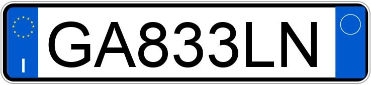 Numer rejestracyjny GA833LN posiada JEEP Renegade