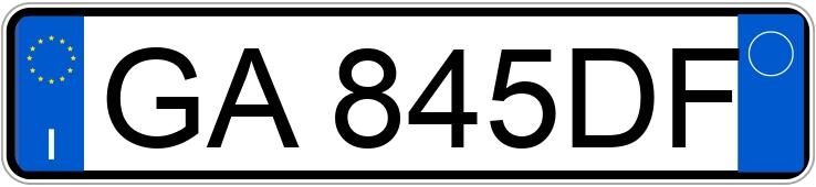 Numer rejestracyjny GA845DF posiada SEAT Leon 3a serie