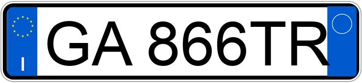 Numer rejestracyjny GA866TR posiada FIAT 500X Numer rejestracyjny GA866TR posiada FIAT 500X