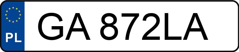 Numer rejestracyjny GA 872LA posiada BMW 435D XDRIVE - GA872LA