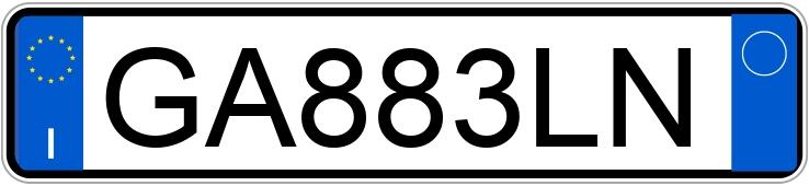 Numer rejestracyjny GA883LN posiada VOLKSWAGEN Polo 6a serie