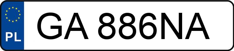 Numer rejestracyjny GA 886NA posiada OMODA OMODA5 - GA886NA