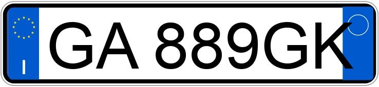 Numer rejestracyjny GA889GK posiada VOLKSWAGEN Golf 7a serie