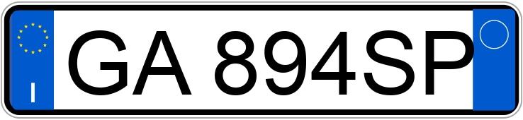 Numer rejestracyjny GA894SP posiada PEUGEOT 208 2a serie Numer rejestracyjny GA894SP posiada PEUGEOT 208 2a serie