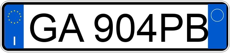 Numer rejestracyjny GA904PB posiada BMW Serie 4 Cbr Numer rejestracyjny GA904PB posiada BMW Serie 4 Cbr