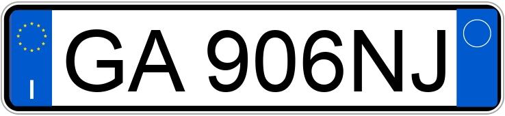 Numer rejestracyjny GA906NJ posiada AUDI Q3 2a serie Numer rejestracyjny GA906NJ posiada AUDI Q3 2a serie