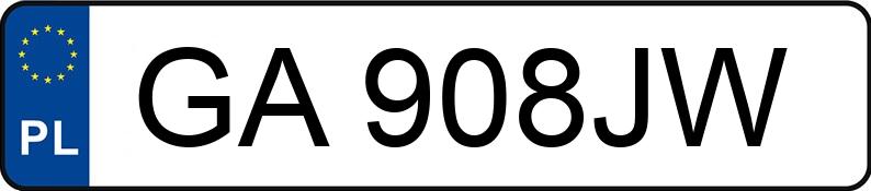 Numer rejestracyjny GA 908JW posiada BMW 728 I - GA908JW