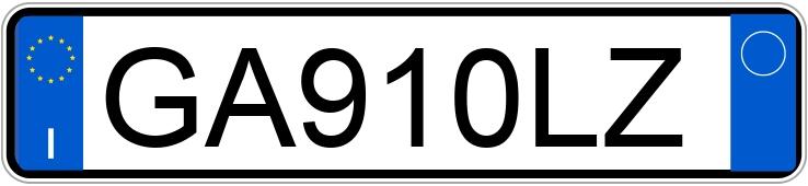 Numer rejestracyjny GA910LZ posiada MERCEDES CLA Coupe