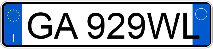 Numer rejestracyjny GA929WL posiada OPEL Corsa 4a serie Numer rejestracyjny GA929WL posiada OPEL Corsa 4a serie