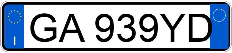 Numer rejestracyjny GA939YD posiada KIA Sportage 4a serie