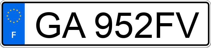 Numer rejestracyjny GA952FV posiada VOLVO V60 II