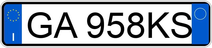 Numer rejestracyjny GA958KS posiada PEUGEOT 308 2a serie