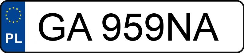 Numer rejestracyjny GA 959NA posiada FAW HONGOI HS3 - GA959NA Numer rejestracyjny GA 959NA posiada FAW HONGOI HS3 - GA959NA
