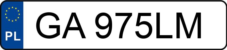 Numer rejestracyjny GA 975LM posiada PEUGEOT Rifter - GA975LM Numer rejestracyjny GA 975LM posiada PEUGEOT Rifter - GA975LM