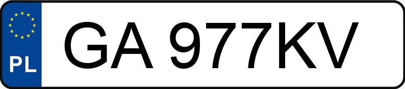 Numer rejestracyjny GA 977KV posiada FORD Mustang 5.0 MR`18 E6 Mach 1 - GA977KV Numer rejestracyjny GA 977KV posiada FORD Mustang 5.0 MR`18 E6 Mach 1 - GA977KV