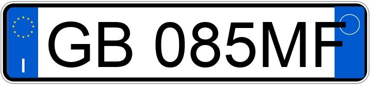 Numer rejestracyjny GB085MF posiada VOLKSWAGEN T-Roc 1a serie