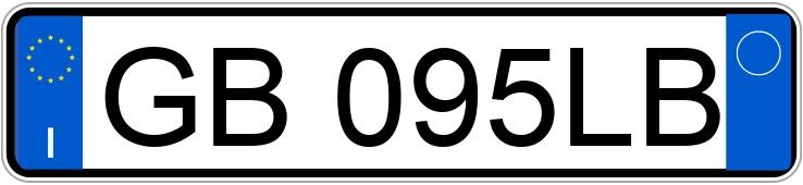 Numer rejestracyjny GB095LB posiada SUBARU XV 2a serie Numer rejestracyjny GB095LB posiada SUBARU XV 2a serie