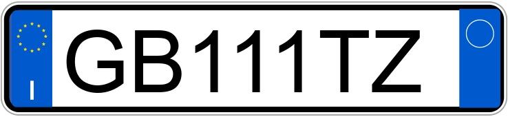 Numer rejestracyjny GB111TZ posiada JEEP Wrangler 4a serie