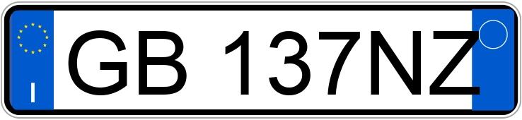 Numer rejestracyjny GB137NZ posiada VOLVO V60