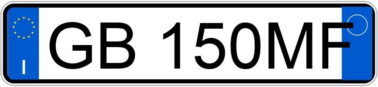 Numer rejestracyjny GB150MF posiada PORSCHE Taycan