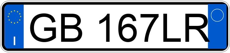 Numer rejestracyjny GB167LR posiada MERCEDES Classe A