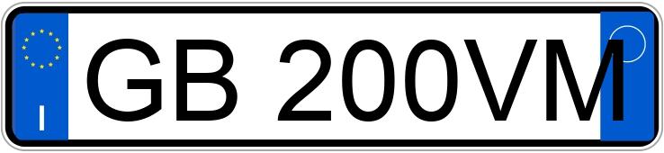 Numer rejestracyjny GB200VM posiada ALFA ROMEO Stelvio