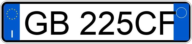 Numer rejestracyjny GB225CF posiada AUDI Q3 2a serie Numer rejestracyjny GB225CF posiada AUDI Q3 2a serie