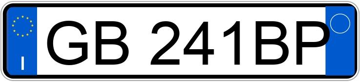 Numer rejestracyjny GB241BP posiada VOLKSWAGEN Polo 6a serie Numer rejestracyjny GB241BP posiada VOLKSWAGEN Polo 6a serie