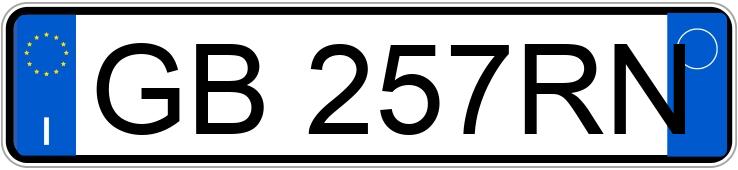 Numer rejestracyjny GB257RN posiada DACIA Duster 2a serie Numer rejestracyjny GB257RN posiada DACIA Duster 2a serie