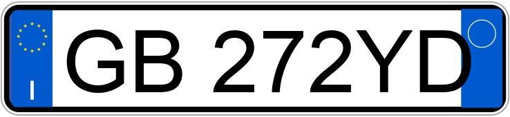 Numer rejestracyjny GB272YD posiada FORD Puma Numer rejestracyjny GB272YD posiada FORD Puma