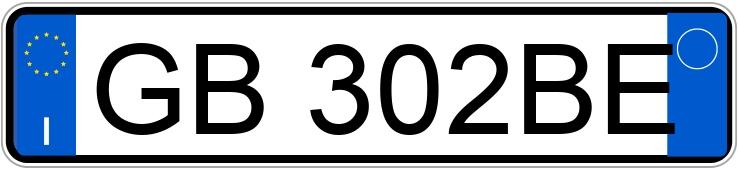 Numer rejestracyjny GB302BE posiada LAND ROVER RR Evoque 2a serie