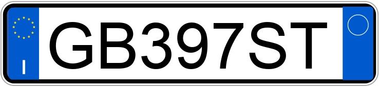 Numer rejestracyjny GB397ST posiada AUDI Q3 2a serie