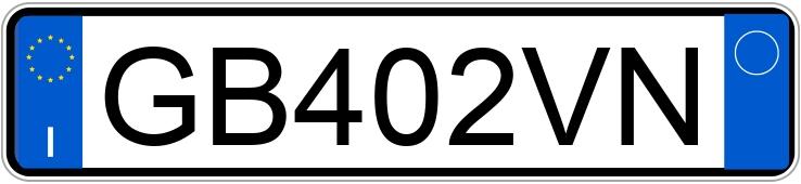 Numer rejestracyjny GB402VN posiada JEEP Renegade