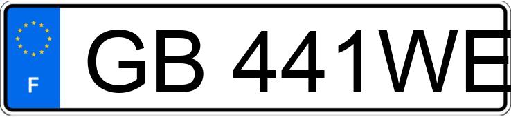 Numer rejestracyjny GB441WE posiada CITROEN C1