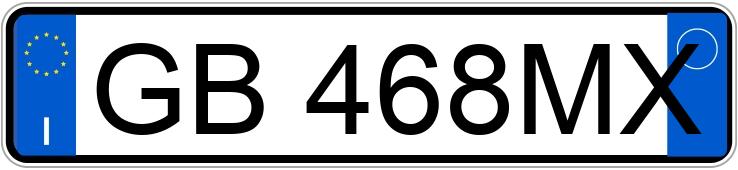 Numer rejestracyjny GB468MX posiada MERCEDES Classe A