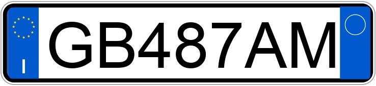 Numer rejestracyjny GB487AM posiada MERCEDES Classe A