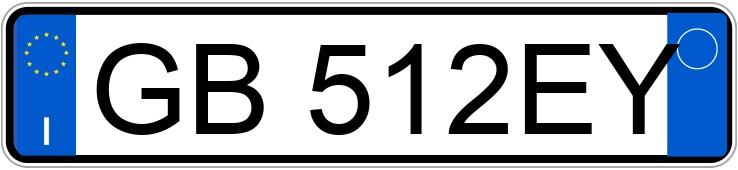 Numer rejestracyjny GB512EY posiada MERCEDES CLA Coupe