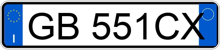 Numer rejestracyjny GB551CX posiada NISSAN Qashqai 2a serie