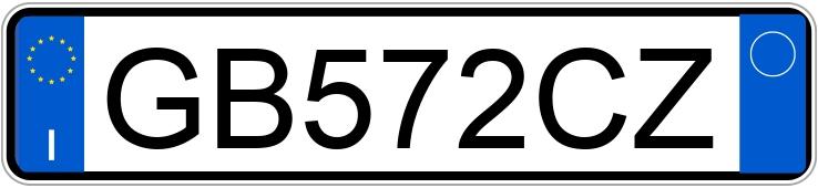 Numer rejestracyjny GB572CZ posiada OPEL Corsa 6a serie