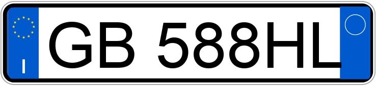 Numer rejestracyjny GB588HL posiada DACIA Sandero 2a serie