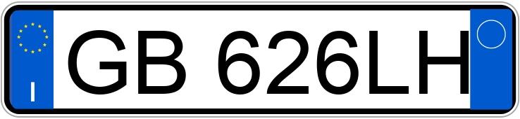 Numer rejestracyjny GB626LH posiada AUDI A3 3a serie Numer rejestracyjny GB626LH posiada AUDI A3 3a serie