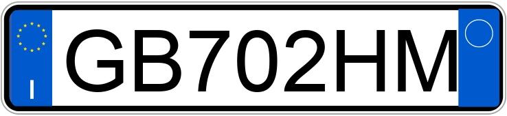 Numer rejestracyjny GB702HM posiada AUDI A7 2a serie