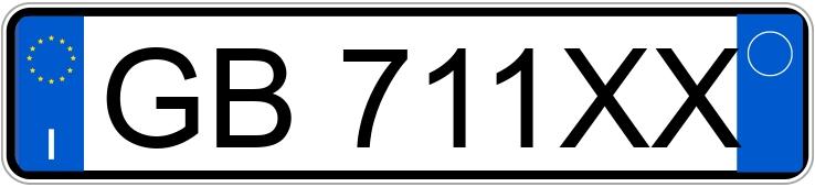 Numer rejestracyjny GB711XX posiada FIAT Panda 3a serie Numer rejestracyjny GB711XX posiada FIAT Panda 3a serie