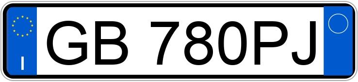 Numer rejestracyjny GB780PJ posiada AUDI Q3 2a serie Numer rejestracyjny GB780PJ posiada AUDI Q3 2a serie