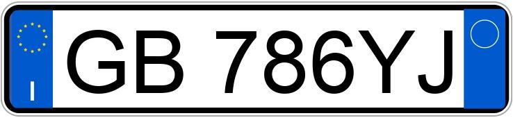 Numer rejestracyjny GB786YJ posiada VOLKSWAGEN Golf 7a serie